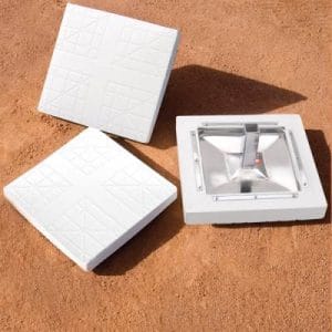 Major League Bases Set of 3 w/Ground Anchors